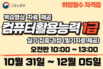 컴퓨터활용능력 1급 (실기)